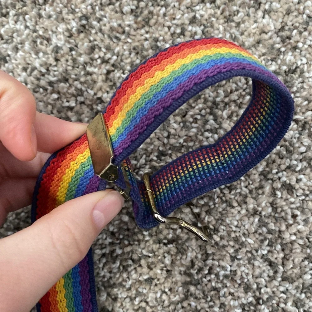 Kids retro rainbow belt